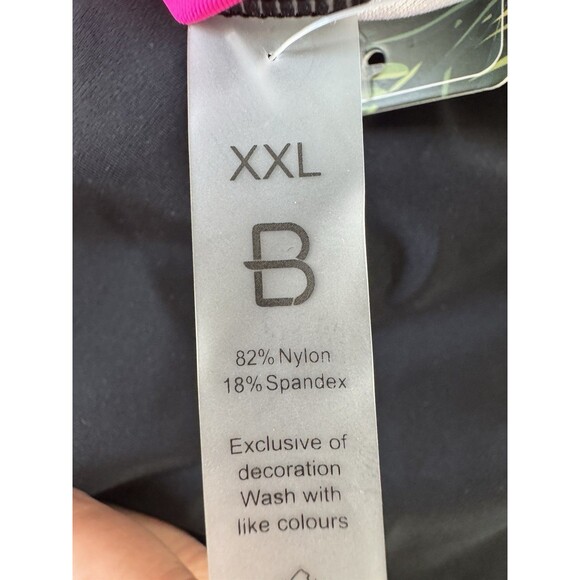 Women's Plus Size Swim Dress Tummy Control Swimsuit pink  size XXL Criss Cross - Picture 15 of 15